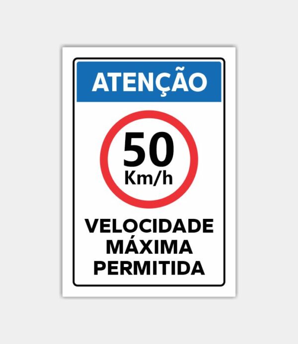 Condomínio Velocidade Máxima Permitida 50km